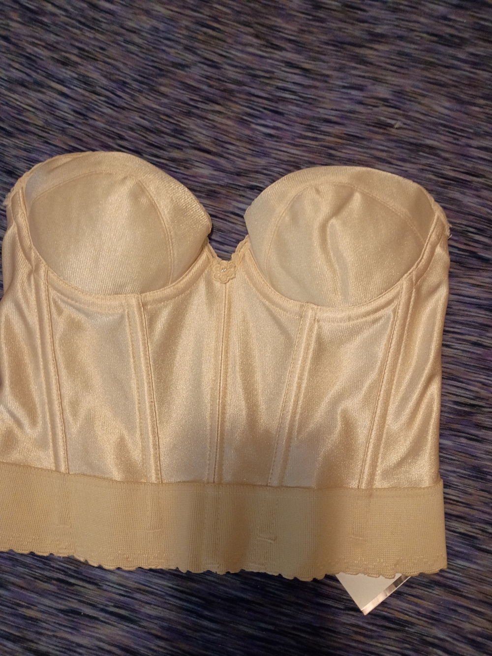 70s Strapless Longline Bustier
